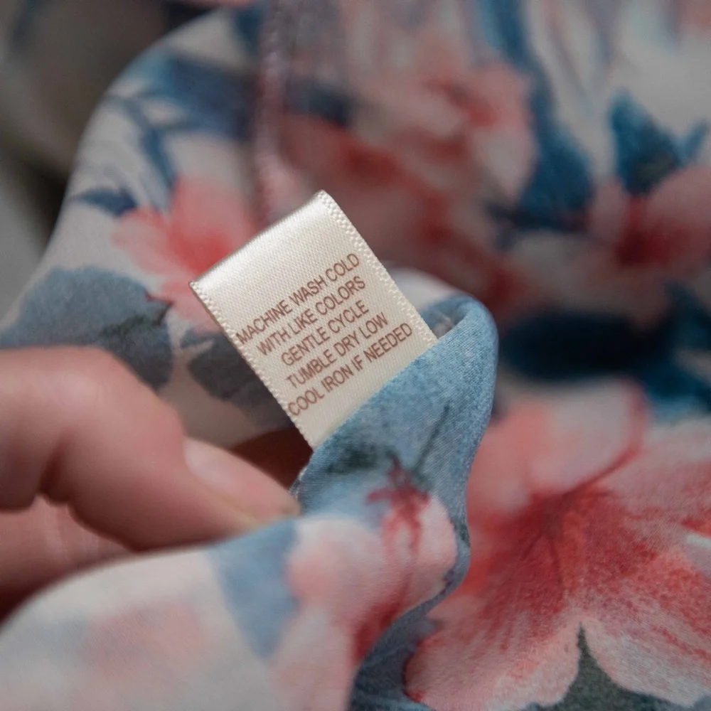 Liberty Love Coverup Kimono Sheer High Low Ruffle Tropical
